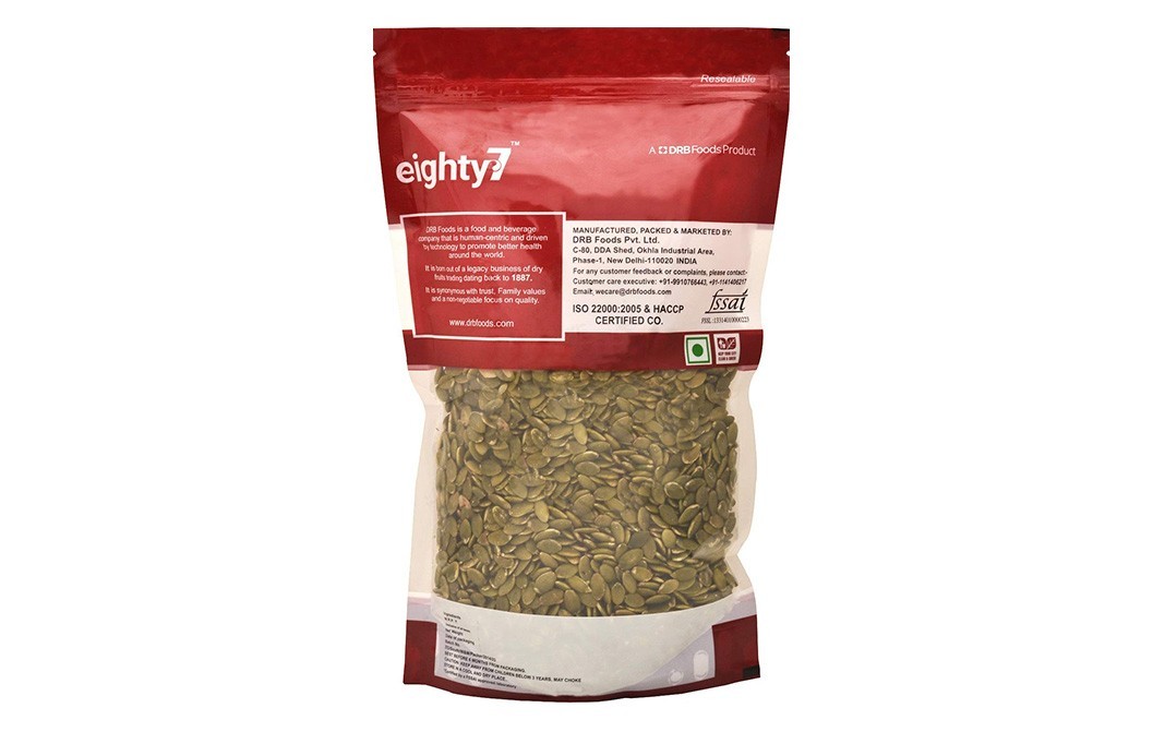 Eighty7 Pumpkin Seeds    Pack  500 grams